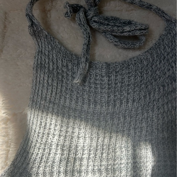 American Eagle “Don’t Ask Why” • Sweater Knit Halter Top - Picture 2 of 4